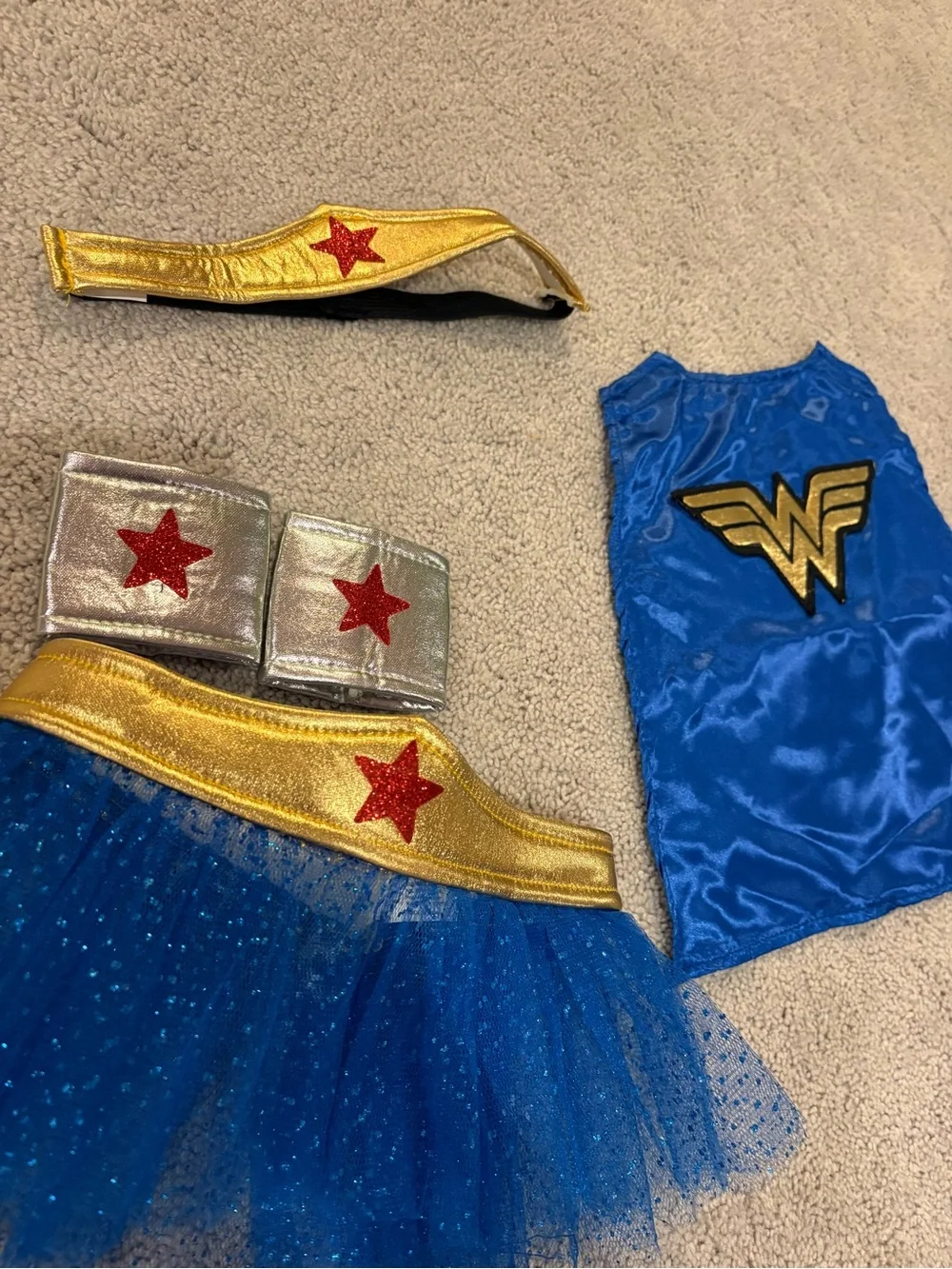 Wonder Woman Infant Costume - Red & Gold 0-6 mo